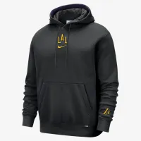 Los Angeles Lakers City Edition мужские Nike NBA Premium Club Fleece Толстовка с капюшоном цвет черный