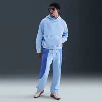 Nike Tech чоловічі Fleece оверсайз Толстовка з капюшоном блакитний