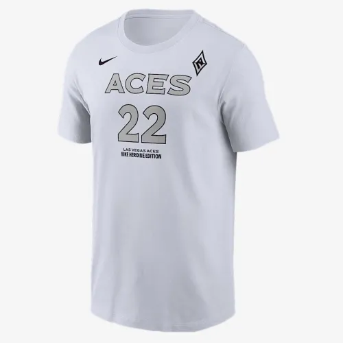 A'ja Wilson Las Vegas Aces мужские Nike WNBA футболка цвет белый