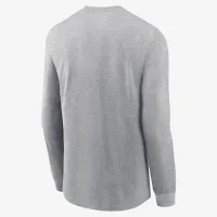 Penn State Nittany Lions Primary Logo чоловічі Nike College Long-Sleeve футболка колір сірий