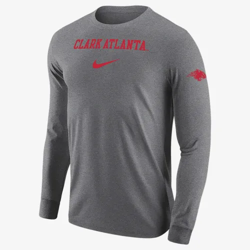 Clark Atlanta чоловічі Nike College Long-Sleeve футболка колір сірий