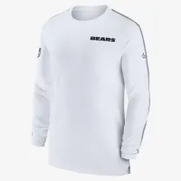 Chicago Bears Sideline Coach чоловічі Nike Dri-FIT NFL Long-Sleeve Top колір білий