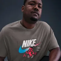 Nike Sportswear футболка колір сірий