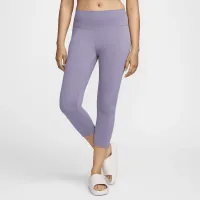 Nike One женская С высокой Талией Crop лосины цвет фиолетовый