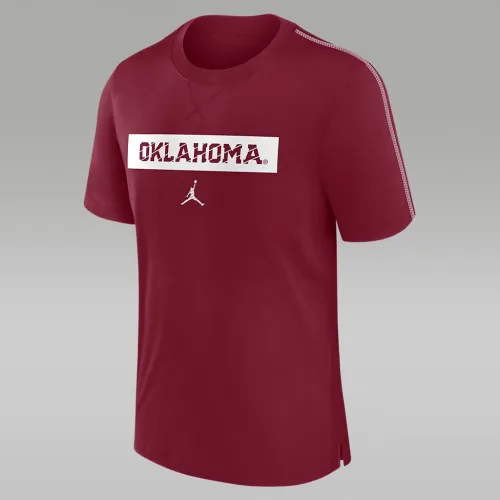 Oklahoma Sooners Sideline Player чоловічі Nike Dri-FIT College футболка колір червоний