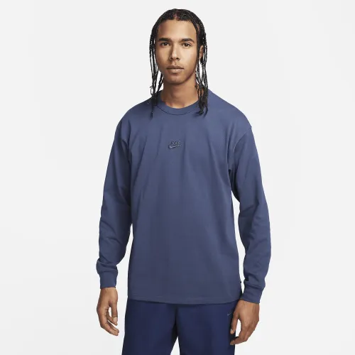 Nike Sportswear Premium Essentials чоловічі Long-Sleeve футболка блакитний