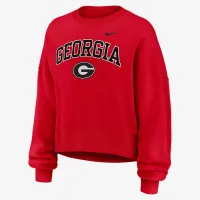 Georgia Phoenix Arch женская Nike College Pullover Crew цвет красный