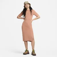Nike Sportswear Essential женская Tight Midi Костюм цвет коричневый