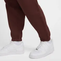 Nike Solo Swoosh чоловічі Fleece Pants колір коричневий