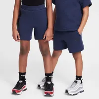 Nike Tech Fleece Little дитячі Tee and шорти комплект колір сірий