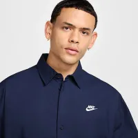 Nike Club чоловічі Short-Sleeve Button-Down Shirt блакитний