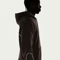 Nike NOCTA Fleece CS Толстовка с капюшоном 2 цвет серый