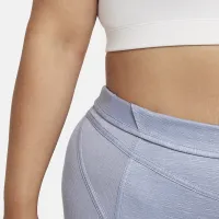 Nike Dri-FIT One Luxe жіноча Mid-Rise лосіни (великі розміри) колір сірий