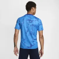 Chelsea FC Academy Pro мужские Nike Dri-FIT Soccer Short-Sleeve Pre-Match Top синий