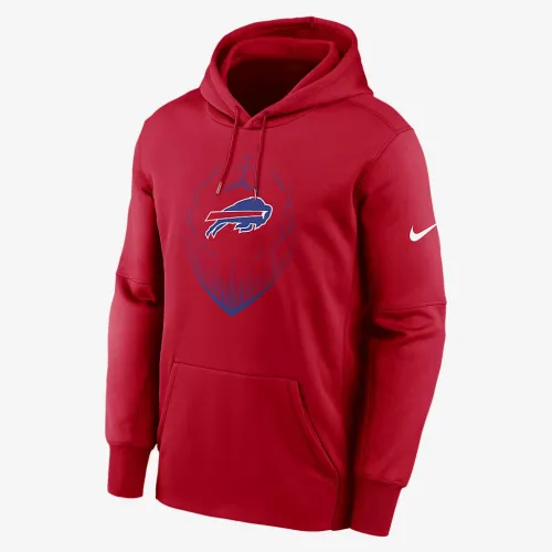 Buffalo Bills Icon Men’s Nike Therma NFL Pullover Толстовка з капюшоном колір червоний