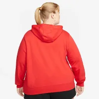 Nike Sportswear Club Fleece жіноча Pullover Толстовка з капюшоном (великі розміри) колір червоний