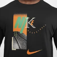 Nike мужские Long-Sleeve баскетбольные футболка цвет черный