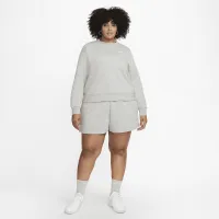 Nike Sportswear Club Fleece женская Crew-Neck свитшот (большие размеры) цвет серый