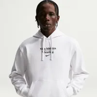 Nike мужские Wrestling Pullover Толстовка с капюшоном цвет белый