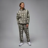 Nike Jordan Sport Hoop Fleece мужские Dri-FIT Printed Pants цвет белый