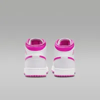 Nike Air Jordan 1 Mid Big детские Кроссовки цвет серый