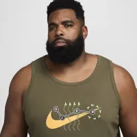 Nike мужские Dri-FIT Fitness Tank цвет зеленый