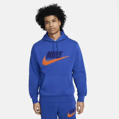Nike Club Fleece чоловічі Pullover Толстовка з капюшоном блакитний