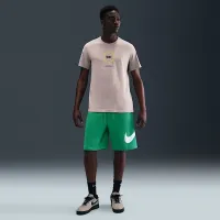 Nike Club мужские Fleece шорты цвет зеленый