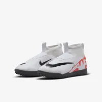 Nike Jr. Mercurial Superfly 9 Academy Little/Big дитячі Turf High-Top Soccer Кросівки колір червоний