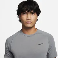 Nike Flex Rep чоловічі Dri-FIT Short-Sleeve Fitness Top колір сірий