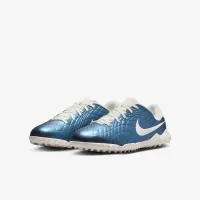 Nike Jr. Tiempo Emerald Legend 10 Academy Little/Big детские TF Low-Top Soccer Кроссовки цвет зеленый