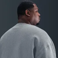 Nike Solo Swoosh мужские Fleece Crew цвет серый