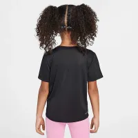 Nike Dri-FIT Little детские Graphic футболка цвет черный