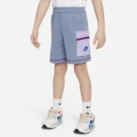 Nike Sportswear Reimagine Little дитячі French Terry шорти комплект блакитний