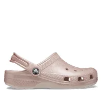 Шльопанці Crocs Classic Glitter Clog K 206993-6WV - Рожеві