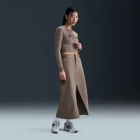 Nike Sportswear Collection жіноча Twill спідниця колір коричневий