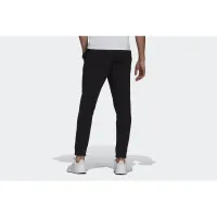 Штаны спортивные adidas Essentials Fleece Regular Fit Tapeцвет красный Cuff GK9268 - Черные