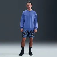 Nike Primary Fleece мужские Dri-FIT UV Performance Crew синий