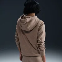 Nike Sportswear Club Fleece женская Pullover Толстовка с капюшоном цвет коричневый