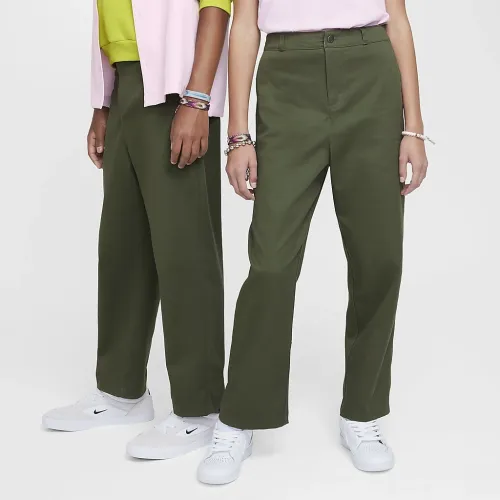 Nike SB Big дитячі Chino Skate Pants колір зелений