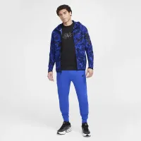 Nike Tech Windrunner чоловічі Fleece Full-Zip Толстовка з капюшоном блакитний