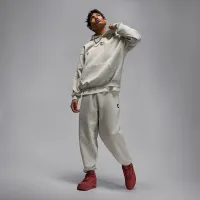 Nike Jordan Brooklyn Fleece чоловічі Graphic Pullover Толстовка з капюшоном колір сірий