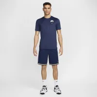 Nike мужские Dri-FIT баскетбольные футболка синий