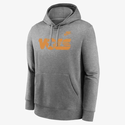 Tennessee Volunteers Legacy Club Primary Logo мужские Nike College Pullover Толстовка с капюшоном цвет серый