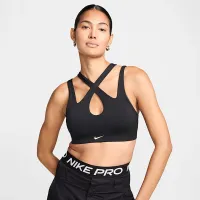 Nike Freestyle женская Light-Support Padded Sports Bra цвет черный