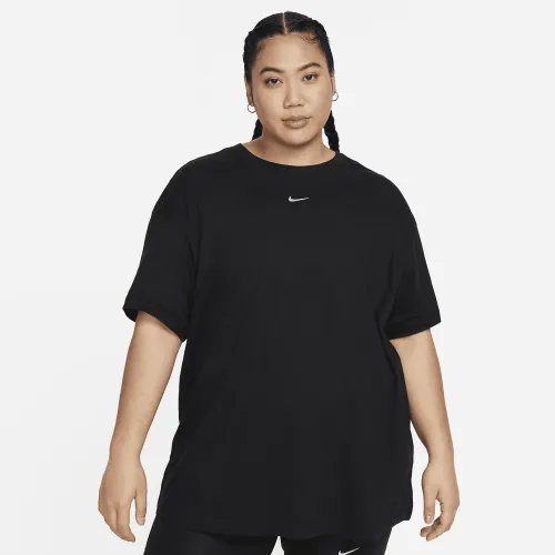 Nike Sportswear Essential женская футболка (большие размеры) цвет черный