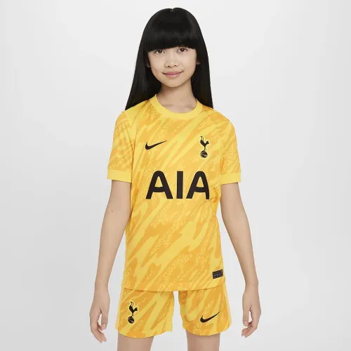Tottenham Hotspur 2024/25 Stadium Goalkeeper Big дитячі Nike Dri-FIT Soccer Short-Sleeve Replica Jersey Yellow