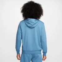 Nike Swoosh мужские Dri-FIT French Terry Pullover Fitness Толстовка с капюшоном синий