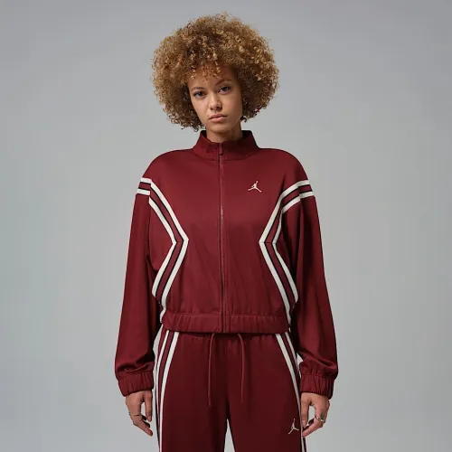 Nike Jordan Brooklyn женская Full-Zip Track Куртка цвет красный