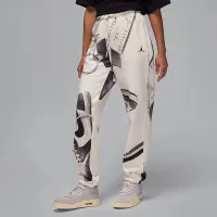 Nike Jordan Brooklyn Fleece женская Printed Pants цвет белый